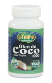 Óleo de Coco Extra Virgem 1000 mg - 60 cápsulas