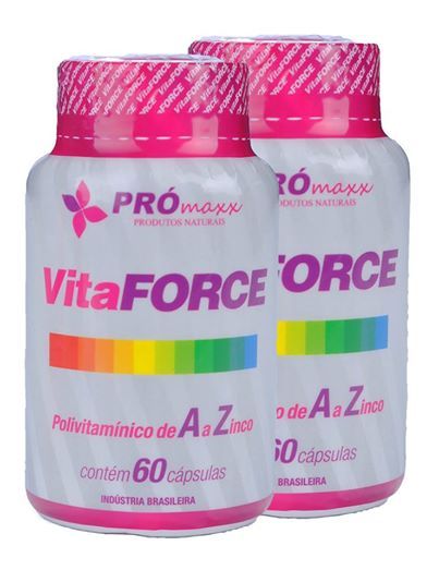 VitaFORCE Polivitamínico de A a Zinco - 60 Cápsulas