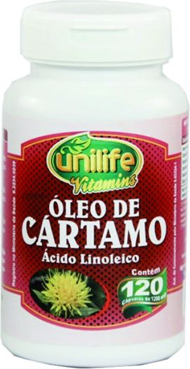 Óleo de Cartamo 1000mg - 120 cápsulas