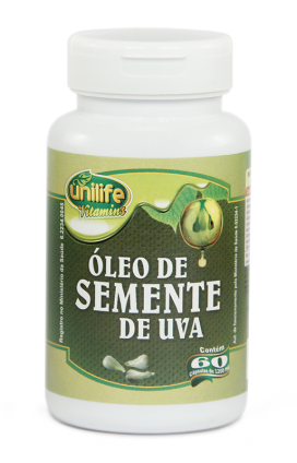 Óleo de Semente de Uva 1200mg - 60 cápsulas